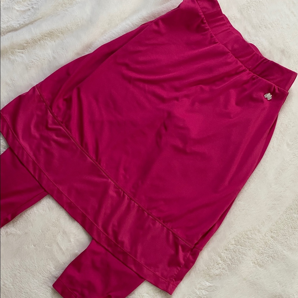 Pink Snoga skirt with leggings attached (size small)